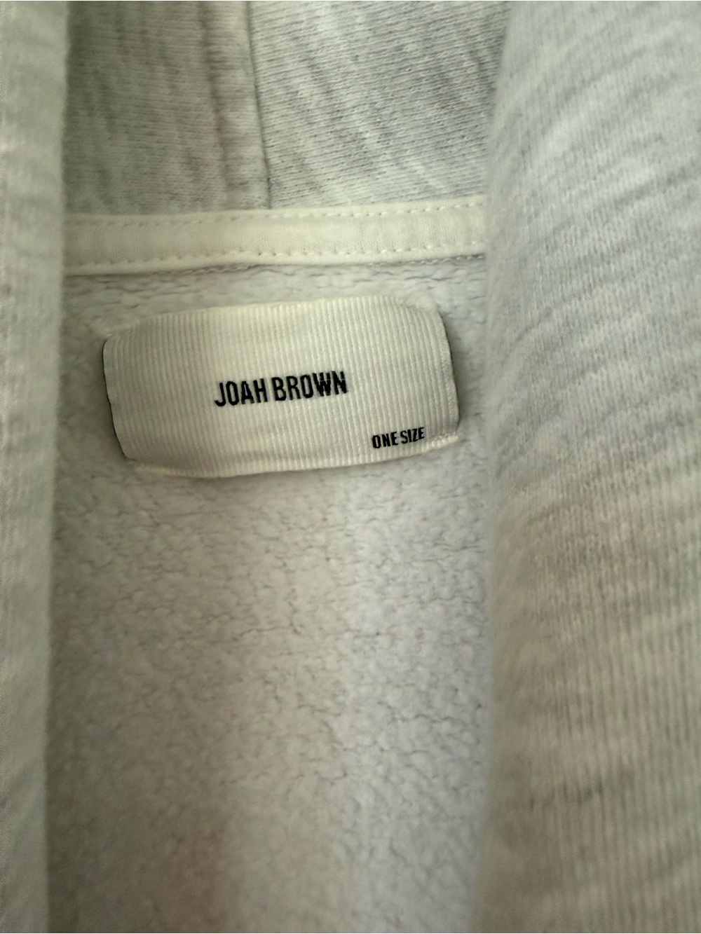 Joah Brown Oversized Open Cardigan One Size   Gray - Picture 4 of 5